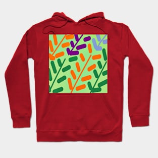 Colorful Leaves Pattern Hoodie